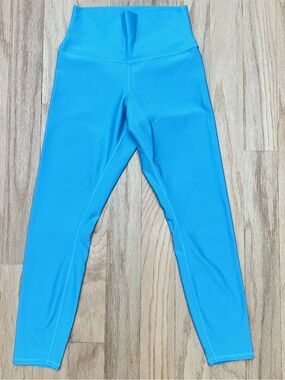 Alo Yoga woman’s Blue High-Rise yoga pants Leggings small